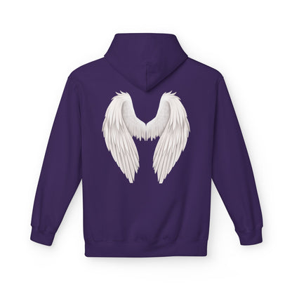 Unisex Midweight Softstyle Fleece Hoodie Psalm 91 wings