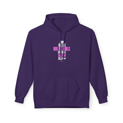 Unisex Midweight Softstyle Fleece Hoodie Psalm 91 wings