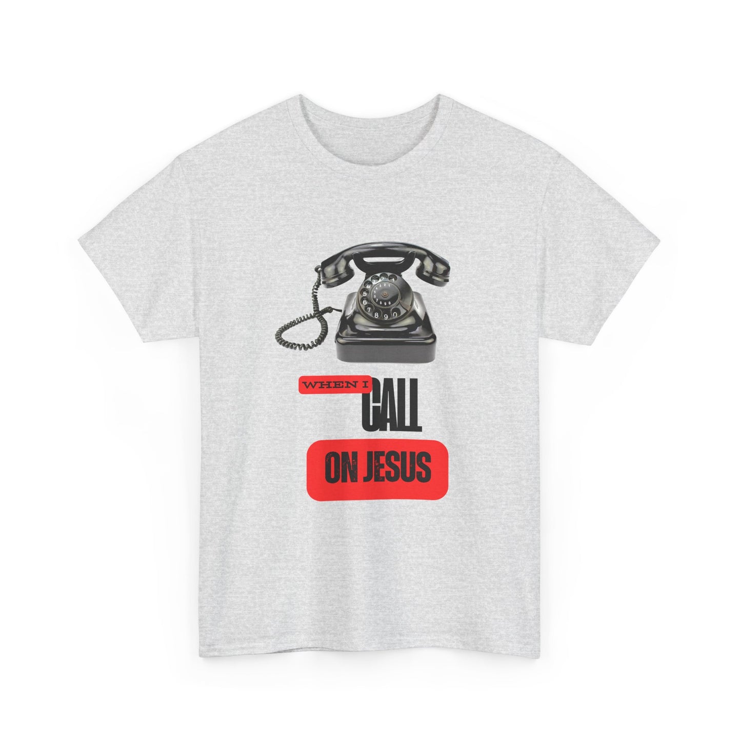 Unisex Heavy Cotton Tee "Call On Jesus"