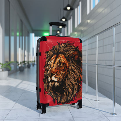 Suitcase - Red Lion Psalm 91 Travel Luggage