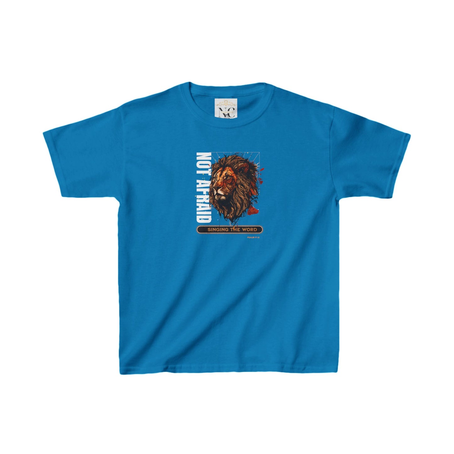 Kids Heavy Cotton™ Tee Not Afraid Lion