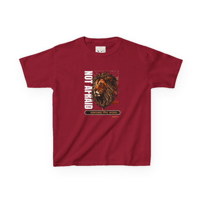 Kids Heavy Cotton™ Tee Not Afraid Lion