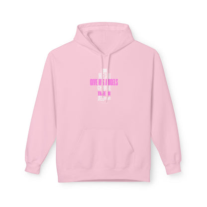 Unisex Midweight Softstyle Fleece Hoodie Psalm 91 wings