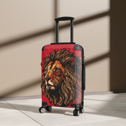 Suitcase - Red Lion Psalm 91 Travel Luggage