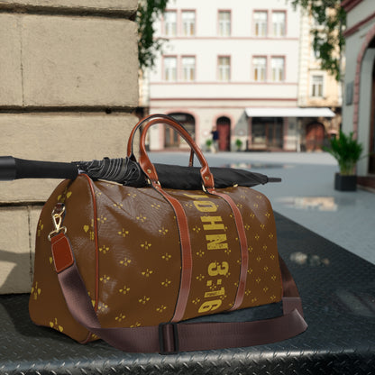 Travel Bag - Brown John 3:16 Design