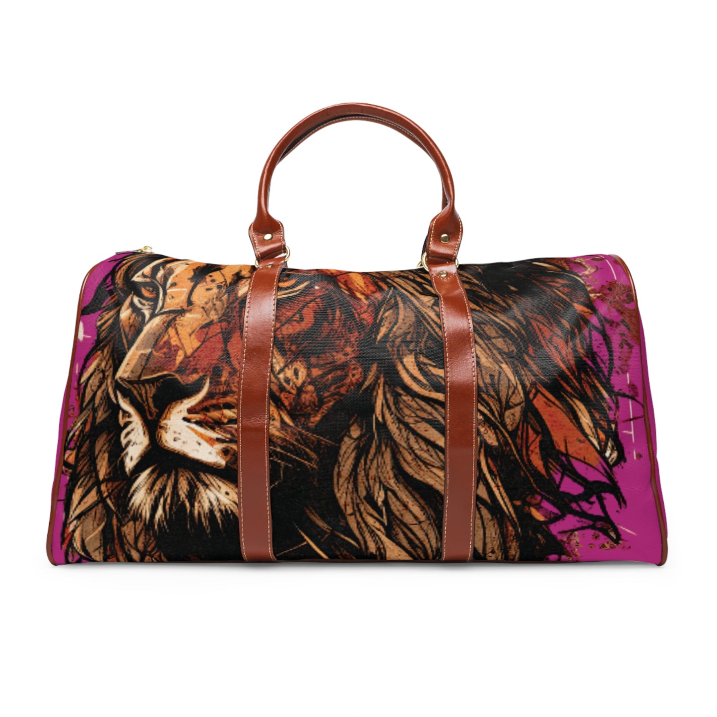 Travel Bag - “Do the Right Thing” Pink Lion Design
