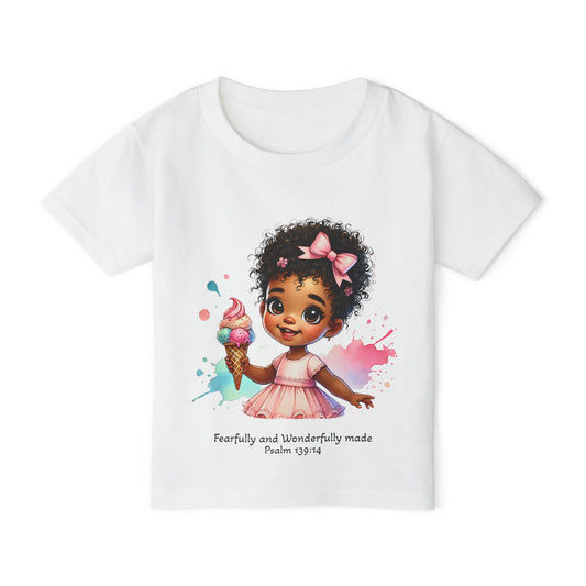 Toddler T-shirt - Fearfully and Wonderfully Made - Psalm 139:14
