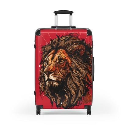 Suitcase - Red Lion Psalm 91 Travel Luggage