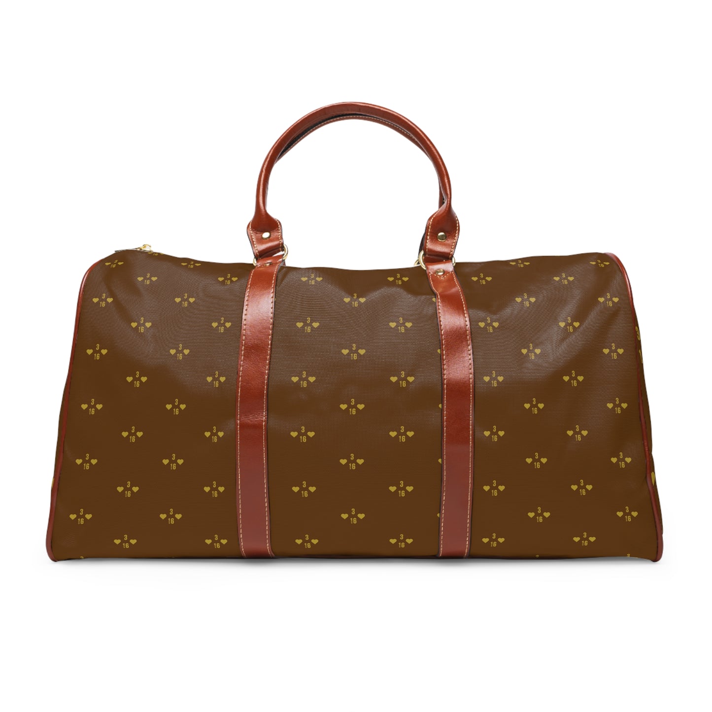 Travel Bag - Brown John 3:16 Design