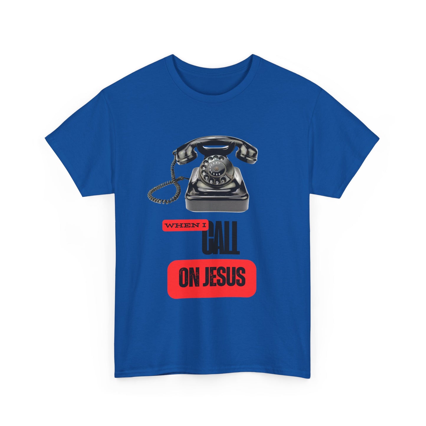 Unisex Heavy Cotton Tee "Call On Jesus"