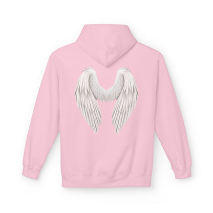 Unisex Midweight Softstyle Fleece Hoodie Psalm 91 wings