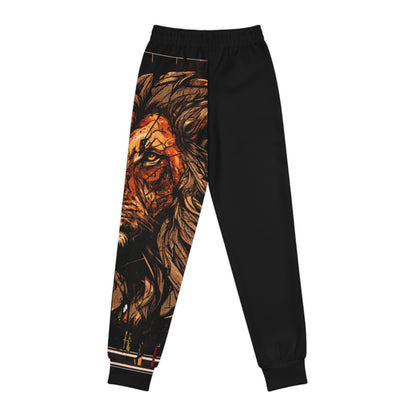 Youth Joggers (AOP) Not Afraid Black